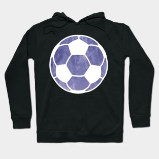 Soccer Ball Purple Hoodie